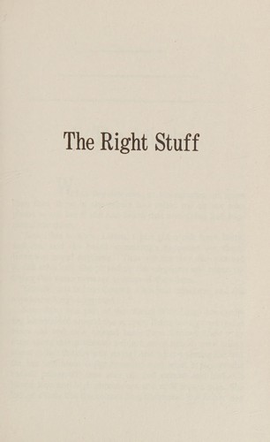 Tom Wolfe: Right Stuff (Paperback, imusti, Vintage Books USA)