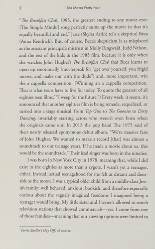 Hadley Freeman: Life moves pretty fast (2016)