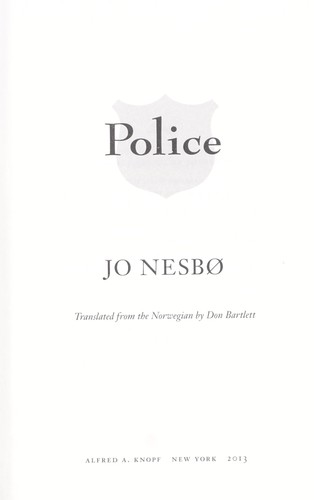 Jo Nesbø: Police (2013)