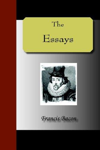 Francis Bacon: The Essays (Paperback, 2005, Nuvision Publications)