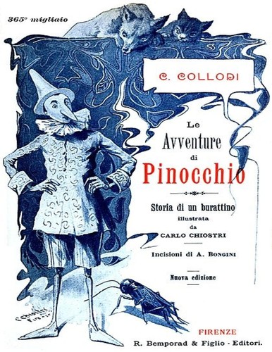 Carlo Collodi: Le Avventure di Pinocchio (EBook, Italian language, R. Bemporad & Figlio)