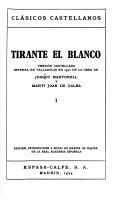 Joanot Martorell: Tirante el Blanco (Catalan language, 1974, Espasa-Calpe)