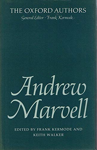 Andrew Marvell: Andrew Marvell (1990, Oxford University Press)