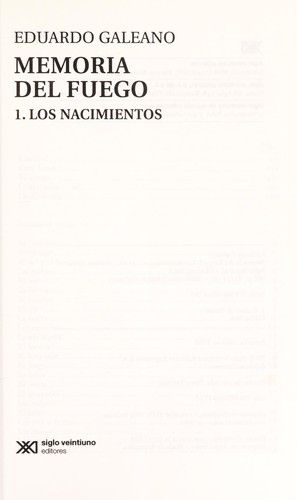 Eduardo Galeano: Memoria del fuego (Spanish language, 2010, Siglo Veintiuno Argentina Editores)