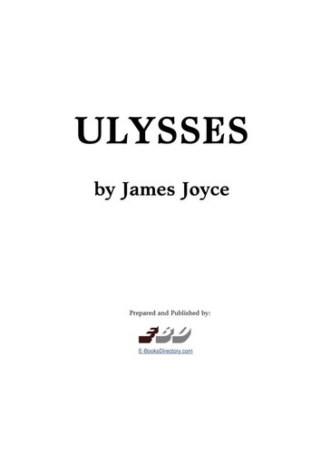 James Joyce: Ulysses (1993, EBD)