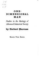 Herbert Marcuse: One-dimensional man (1966, Beacon Press)