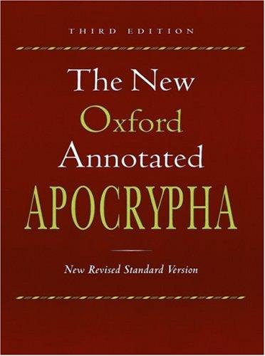 Bible: The New Oxford Annotated Bible, New Revised Standard Version, Third Edition (Genuine Leather Black 9714) (Hardcover, Oxford University Press, USA)
