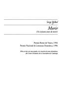 Sergi Belbel: Morir (Spanish language, 1996, Visor)