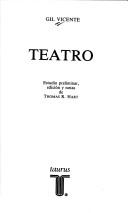 Gil Vicente: Teatro (Spanish language, 1983, Taurus)